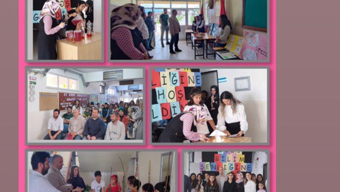 Yenidoğan Ortaokulu bilim şenliği etkinliği İlçe Milli Eğitim Müdürümüz Serkan KORKMAZ'ın katılımıyla gerçekleştirildi.